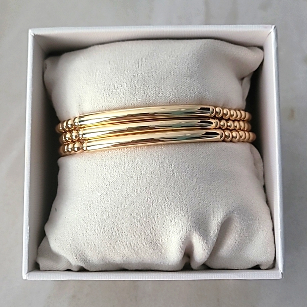 ⭐️House of Harlow 1960⭐️ Gold, set of 3 bracelets